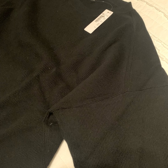 NWT J. Crew cotton black balloon sleeve sweater XL - Picture 2 of 7